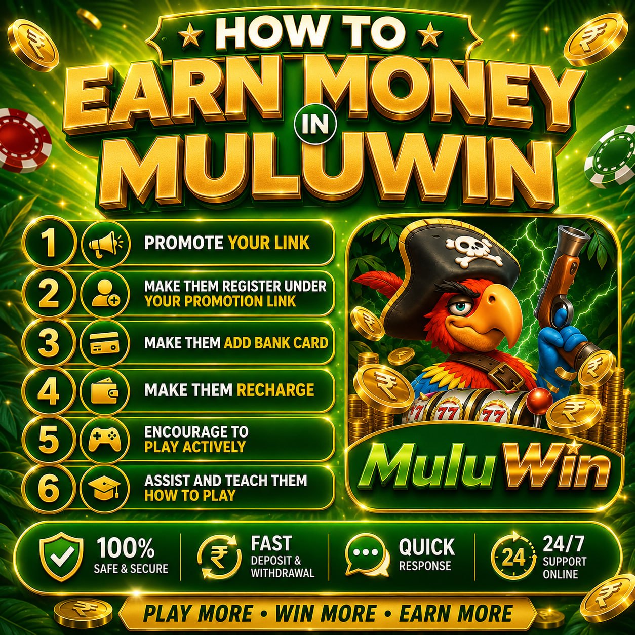 How to Earn Money from Mulu Win